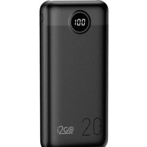 Power Bank Turbo i2GO 20.000mAh com Carga Rápida 20W e Display Digital