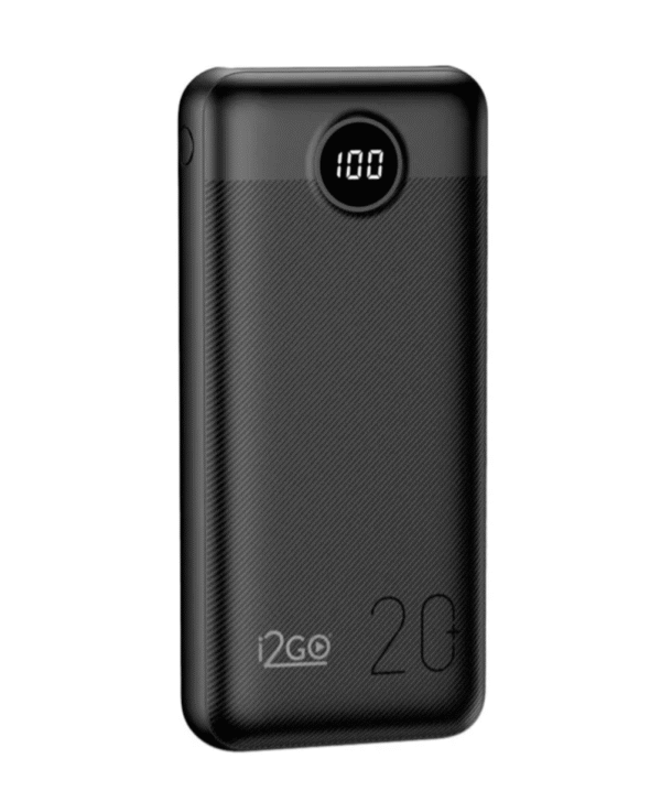 Power Bank Turbo i2GO 20.000mAh com Carga Rápida 20W e Display Digital