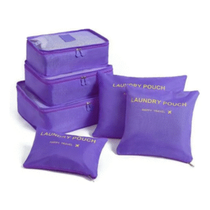 Kit Organizador de Mala com 6 Peças