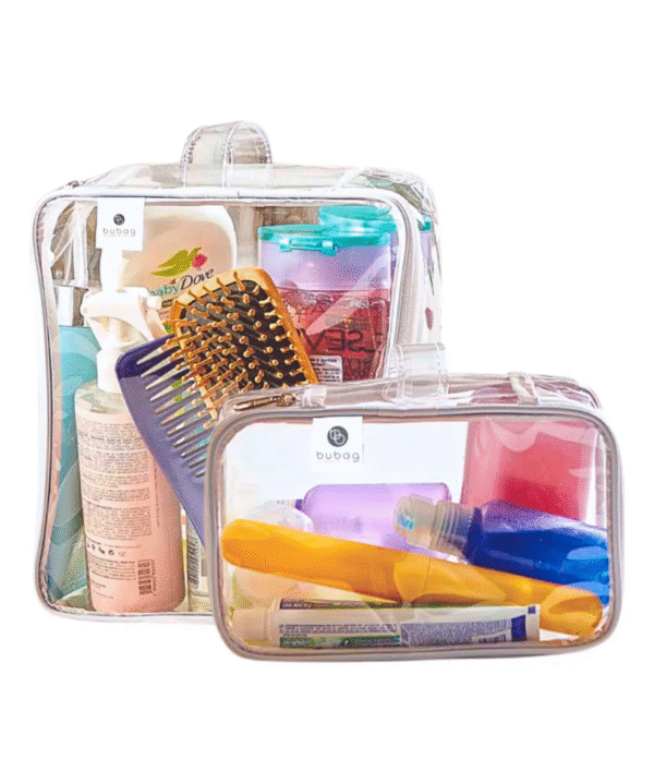 Kit com 4 Organizadores Multiuso para Bagagem – 2 P + 2 PP