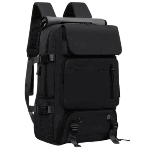Mochila Executiva Polares – Impermeável e Ideal para Viagem, Cor Preta