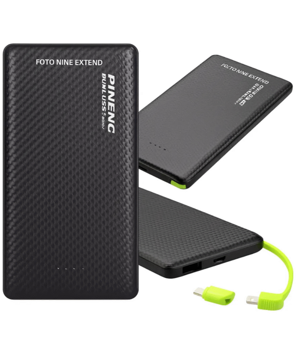 Power Bank Portátil 5.000mAh Universal – Compacto e Leve para o Dia a Dia