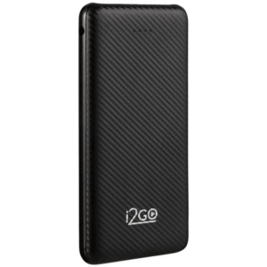 Power Bank i2GO 10.000mAh – Carregador Portátil Preto com Alta Eficiência