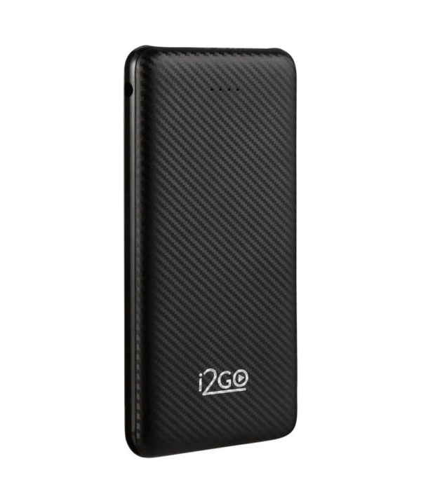 Power Bank i2GO 10.000mAh – Carregador Portátil Preto com Alta Eficiência