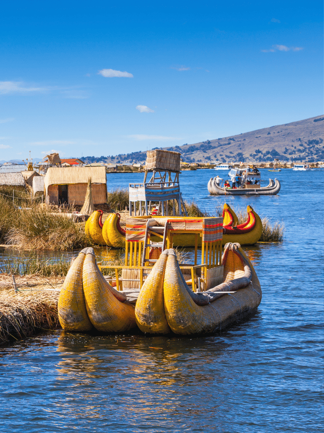 Existem ilhas flutuantes no Lago Titicaca?