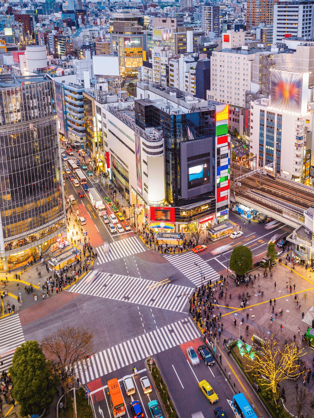 Como ver o Cruzamento de Shibuya sem multidões?