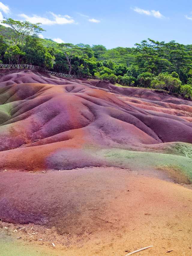 Como visitar a Terra de Sete Cores em Ilha Maurício?