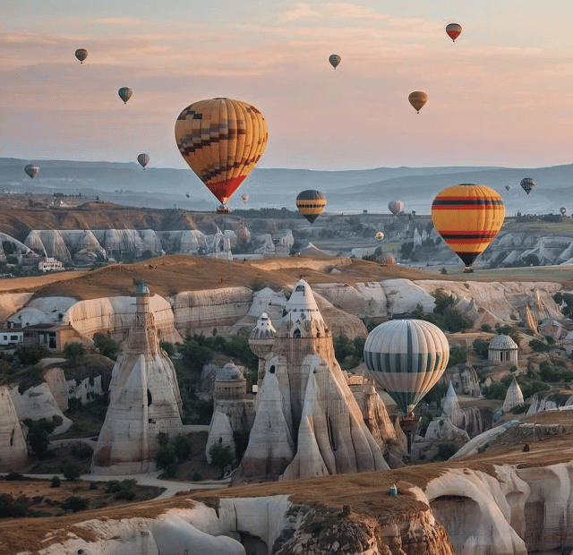 Qual a melhor época para voar de balão para a Capadócia Guia do Mundo viagens viajar roteiros Capa Web Stories